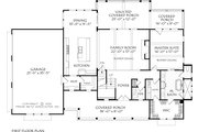 Farmhouse Style House Plan - 4 Beds 3.5 Baths 2782 Sq/Ft Plan #927-1027 