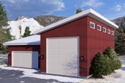 Modern Style House Plan - 0 Beds 0 Baths 1628 Sq/Ft Plan #1060-233 