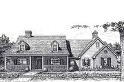 Colonial Style House Plan - 3 Beds 2 Baths 2243 Sq/Ft Plan #310-956 