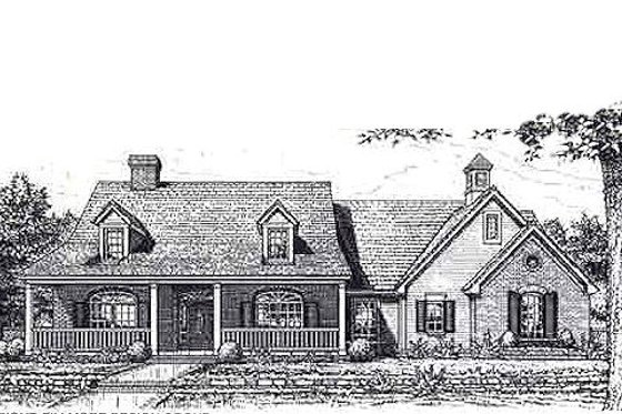 Colonial Exterior - Front Elevation Plan #310-956