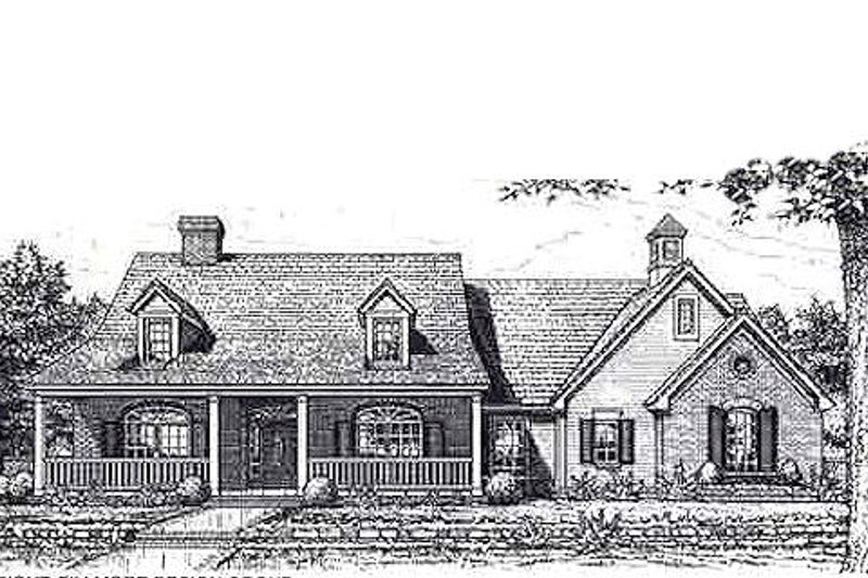 Colonial Style House Plan - 3 Beds 2 Baths 2243 Sq/Ft Plan #310-956