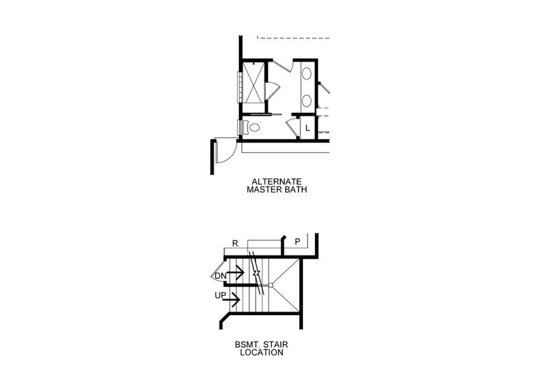 Dream House Plan - Floor Plan - Other Floor for Craftsman House Plan #20-2154 - 3 bed, 2.5 bath