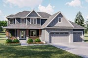 Craftsman Style House Plan - 4 Beds 2.5 Baths 2177 Sq/Ft Plan #455-74 