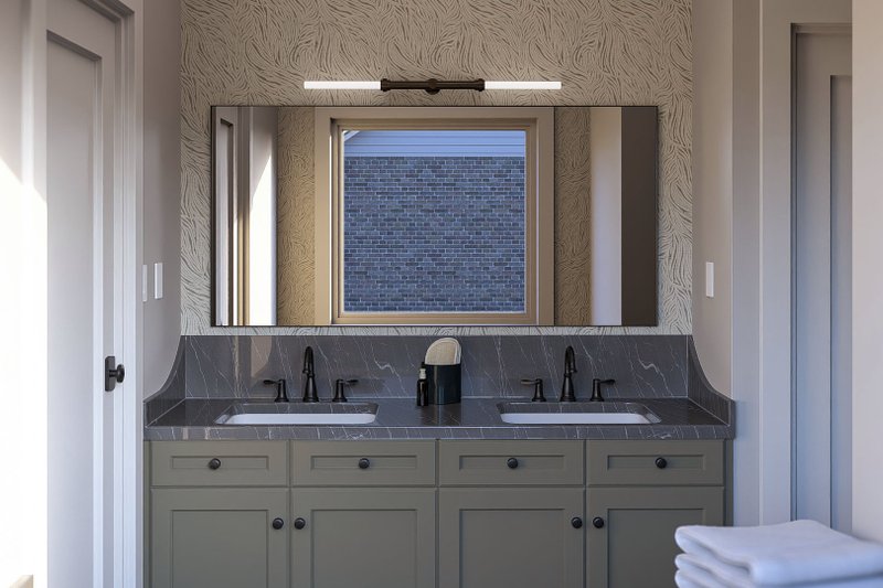 Home Plan - Interior - Bathroom for Farmhouse House Plan #455-554 - 3 bed, 2.5 bath
