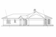 Mediterranean Style House Plan - 2 Beds 2.5 Baths 1778 Sq/Ft Plan #124-430 Exterior 