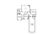 European Style House Plan - 5 Beds 4 Baths 3803 Sq/Ft Plan #424-341 