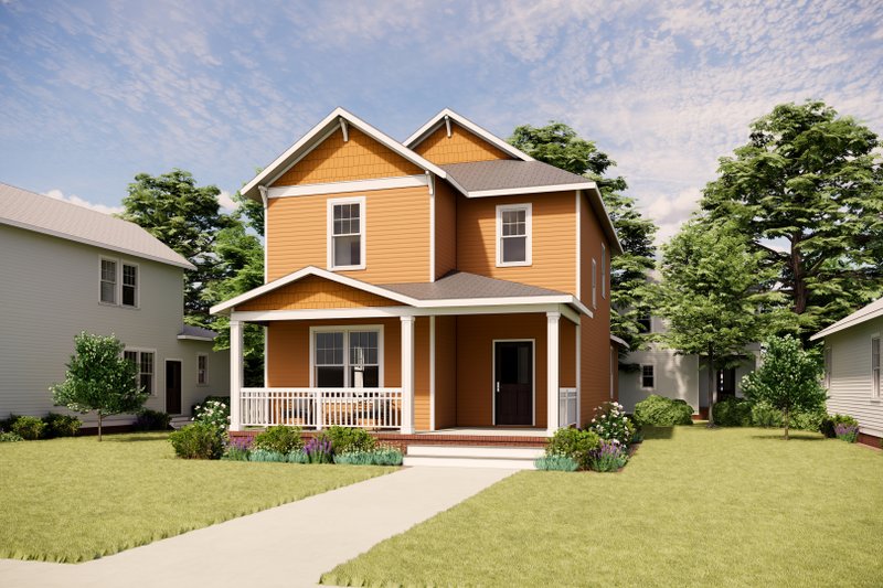 Dream House Plan - Exterior - Front Elevation 2 for Victorian House Plan #936-42 - 4 bed, 2 bath