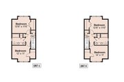 Cottage Style House Plan - 4 Beds 2.5 Baths 2060 Sq/Ft Plan #124-1294 