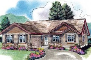 Traditional Exterior - Front Elevation Plan #18-4461