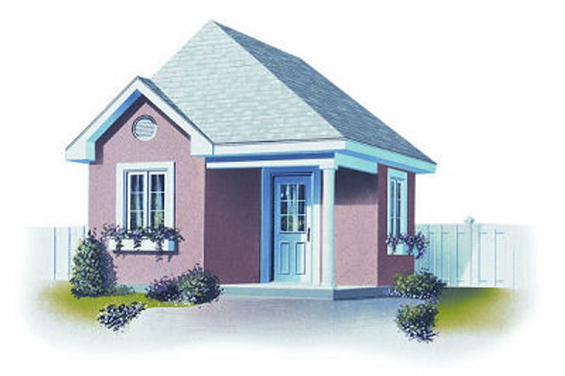 Dream House Plan - Cottage Exterior - Front Elevation Plan #23-759