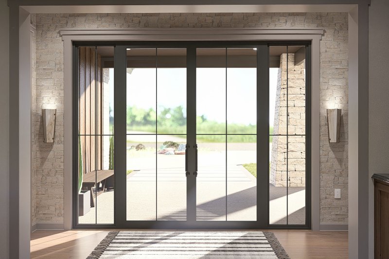 Architectural House Design - Interior - Entry for Craftsman House Plan #455-791 - 3 bed, 2.5 bath