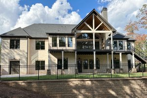 Exterior - Rear Elevation for Craftsman House Plan #437-132 - 3 bed, 2.5 bath