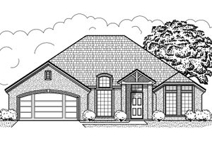 Traditional Exterior - Front Elevation Plan #65-473