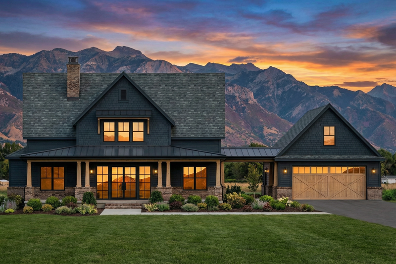 Dream House Plan - Farmhouse Exterior - Front Elevation Plan #1096-186