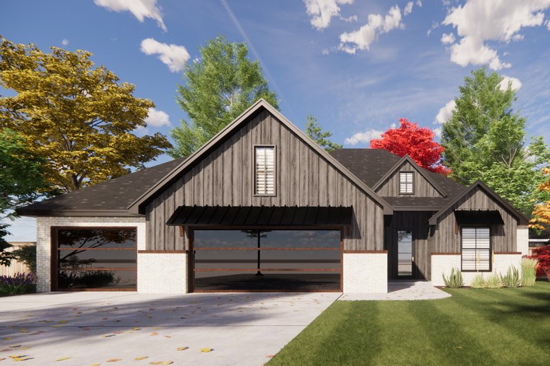 Home Plan - Exterior - Front Elevation 4 for Country House Plan #1098-13 - 3 bed, 2.5 bath