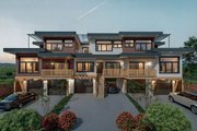 Contemporary Style House Plan - 9 Beds 6 Baths 4282 Sq/Ft Plan #1101-43 