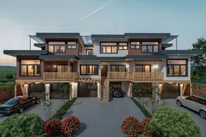 Contemporary Exterior - Front Elevation Plan #1101-43