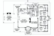 Farmhouse Style House Plan - 5 Beds 5.5 Baths 3927 Sq/Ft Plan #124-1253 