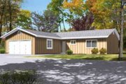 Ranch Style House Plan - 2 Beds 2 Baths 1356 Sq/Ft Plan #1-1207 