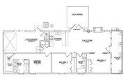 Craftsman Style House Plan - 3 Beds 2 Baths 1176 Sq/Ft Plan #550-1 