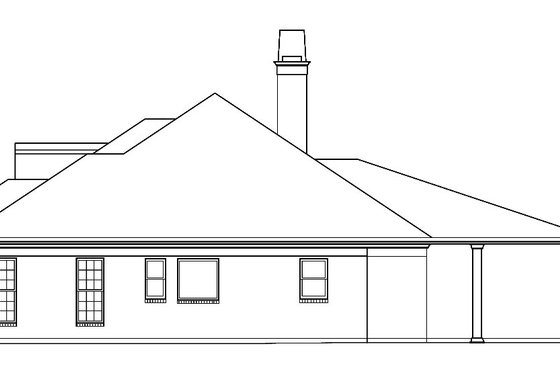 Exterior - Other Elevation 1 for Cottage House Plan #119-435 - 3 bed, 3.5 bath