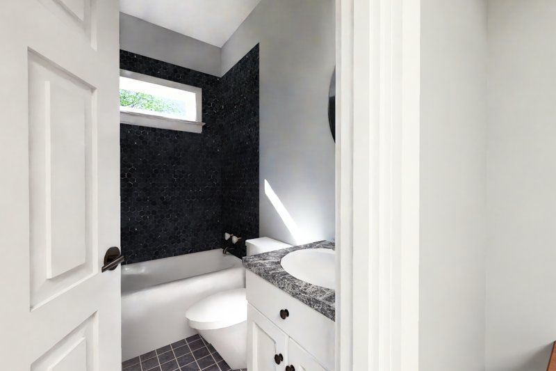 House Blueprint - Interior - Master Bathroom for Modern House Plan #513-2446 - 2 bed, 2 bath