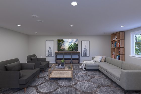 Interior - Family Room 2 for Traditional House Plan #1060-297 - 1 bed, 1.5 bath