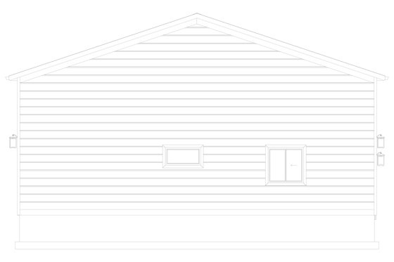 Exterior - Other Elevation 1 for Traditional House Plan #1060-274, 1 bath
