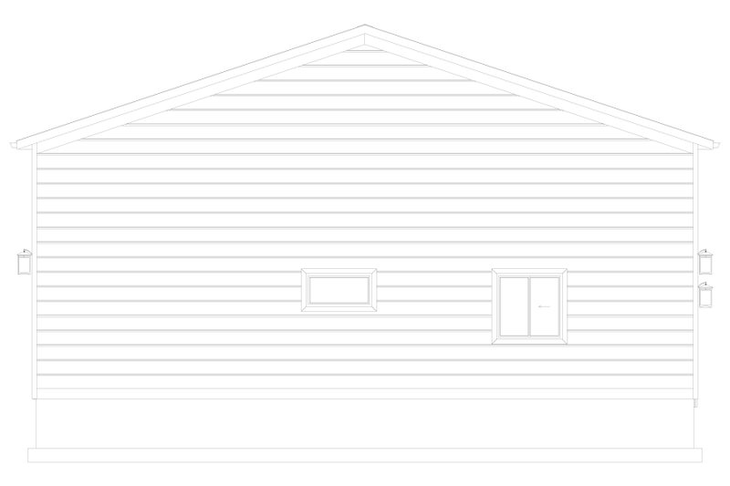 Architectural House Design - Exterior - Other Elevation 1 for Traditional House Plan #1060-274, 1 bath