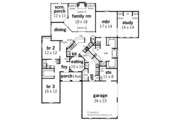 Mediterranean Style House Plan - 3 Beds 2 Baths 2349 Sq/Ft Plan #45-145 