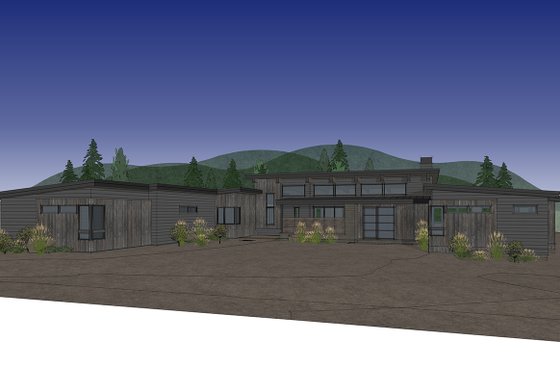 Exterior - Front Elevation 8 for Traditional House Plan #892-25 - 3 bed, 3.5 bath