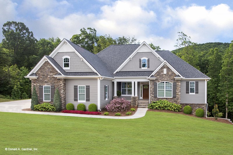 Dream House Plan - Ranch Exterior - Front Elevation Plan #929-881