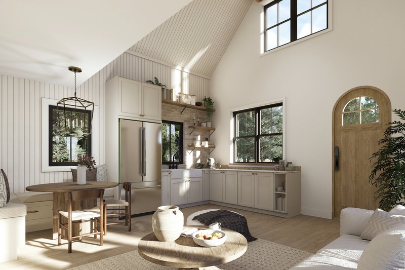 Dream House Plan - Interior - Kitchen for Farmhouse House Plan #23-2836 - 1 bed, 1 bath