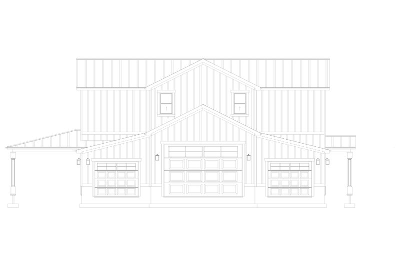 House Plan Design - Exterior - Front Elevation 5 for Farmhouse House Plan #1060-118 - 2 bed, 2.5 bath