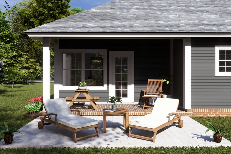 Dream House Plan - Exterior - Other Elevation 3 for Traditional House Plan #513-15 - 3 bed, 2 bath