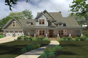 Country style home, elevation
