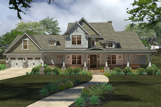 Country style home, elevation