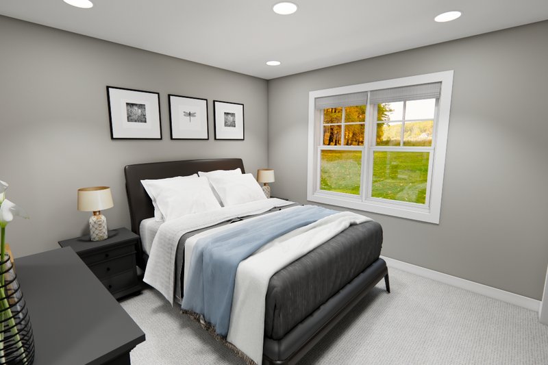 House Design - Interior - Bedroom 2 for Craftsman House Plan #51-1373 - 4 bed, 3.5 bath