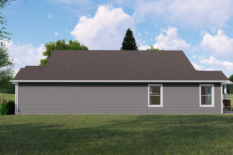 Dream House Plan - Exterior - Other Elevation for Ranch House Plan #1064-166 - 2 bed, 2 bath