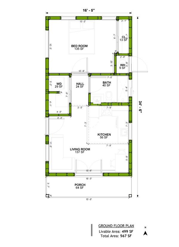Modern Floor Plan - Main Floor Plan #1106-72