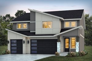 Contemporary Exterior - Front Elevation Plan #569-79