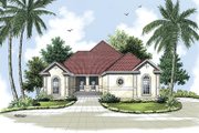 Mediterranean Style House Plan - 3 Beds 2 Baths 2111 Sq/Ft Plan #45-141 