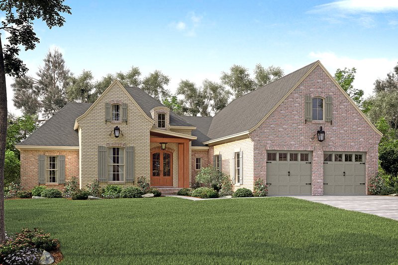 Home Plan - European Exterior - Front Elevation Plan #430-131