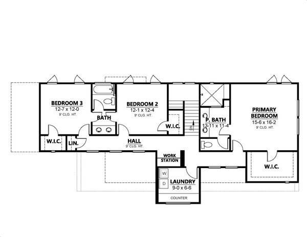 Modern Style House Plan - 3 Beds 2.5 Baths 2209 Sq/Ft Plan #1080-28 ...