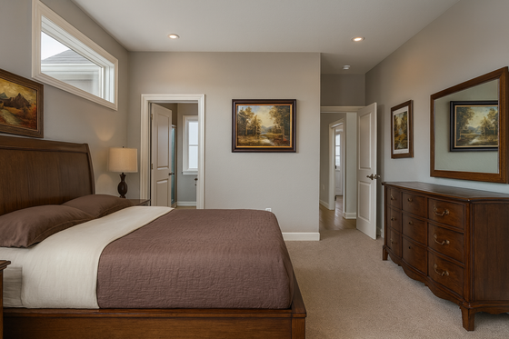 Interior - Master Bedroom for European House Plan #1060-468 - 2 bed, 2 bath