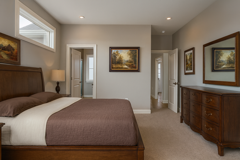 Dream House Plan - Interior - Master Bedroom for European House Plan #1060-468 - 2 bed, 2 bath