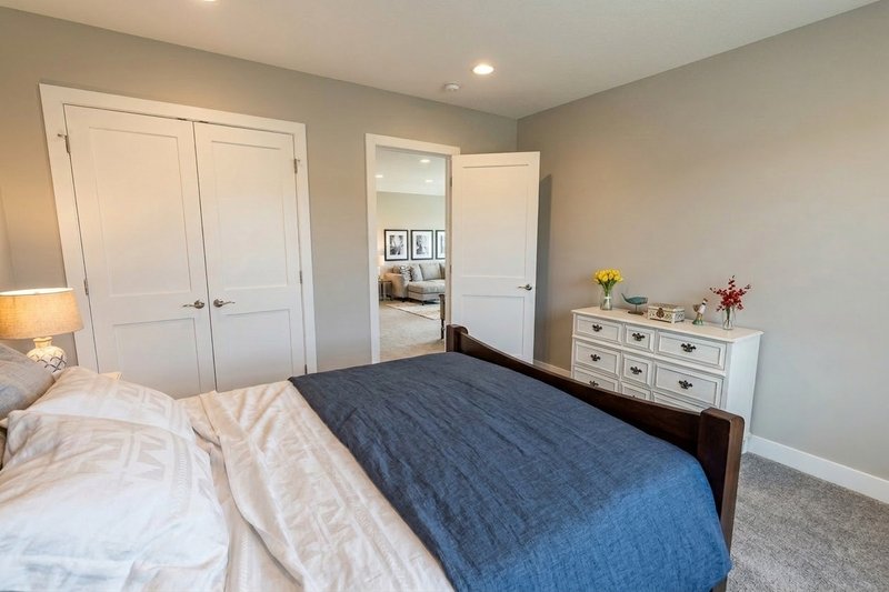 House Plan Design - Interior - Bedroom 3 for Farmhouse House Plan #51-1535 - 3 bed, 2.5 bath