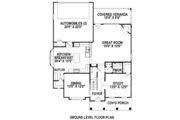 European Style House Plan - 3 Beds 2.5 Baths 2712 Sq/Ft Plan #141-238 