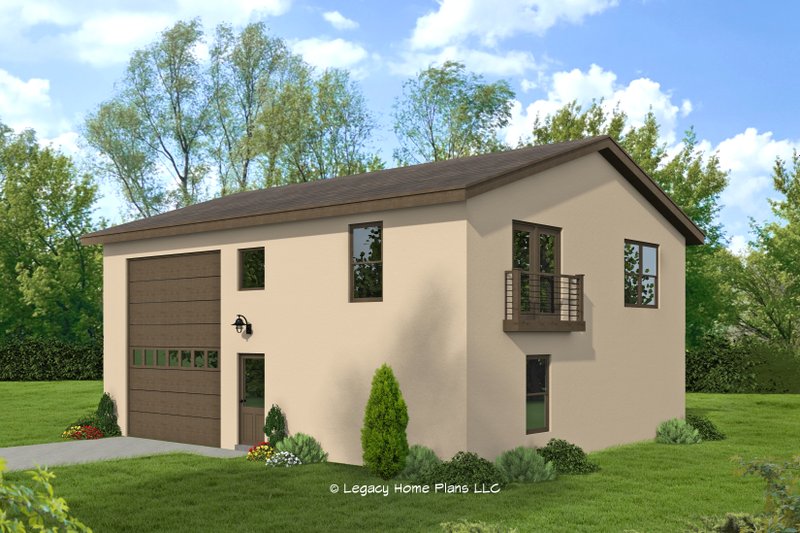 House Plan Design - Contemporary Exterior - Front Elevation Plan #932-912