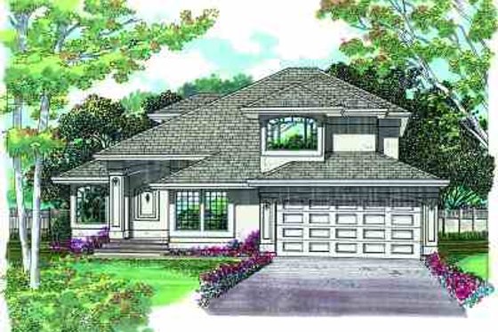 Exterior - Front Elevation House Plan #47-600 - 3 bed, 2.5 bath